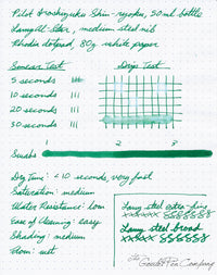 Pilot Iroshizuku Shin-ryoku - 50ml Bottled Ink