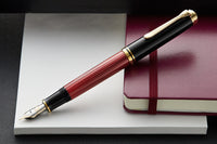 Pelikan M800 Fountain Pen - Black-Red