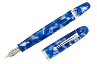 Penlux Masterpiece Grande Fountain Pen - Koi Blue & White