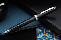 Pilot Justus 95 Fountain Pen - Black/Rhodium