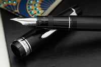 Pilot Justus 95 Fountain Pen - Black/Rhodium