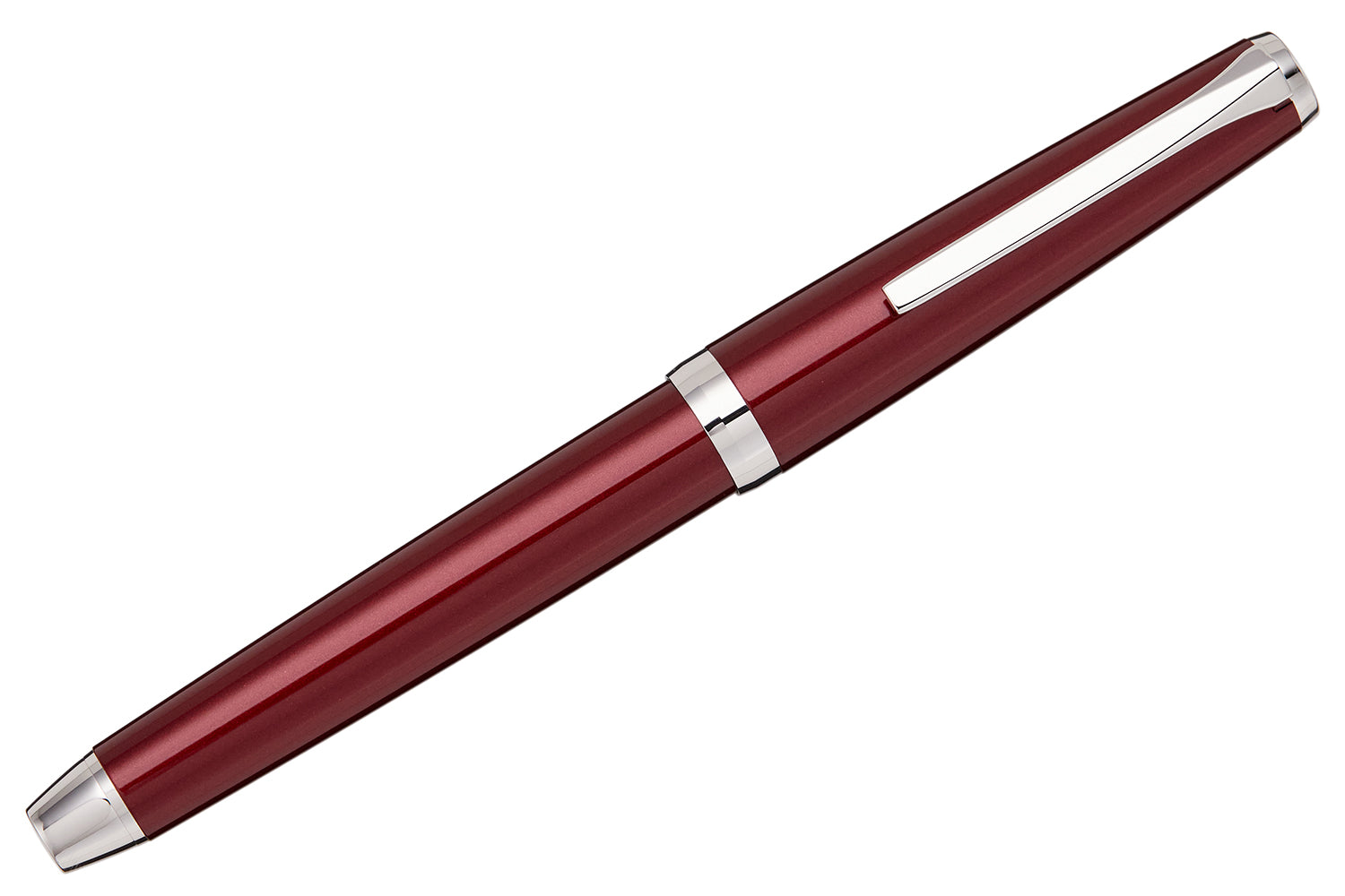 Pilot Metal Falcon Fountain Pen - Burgundy