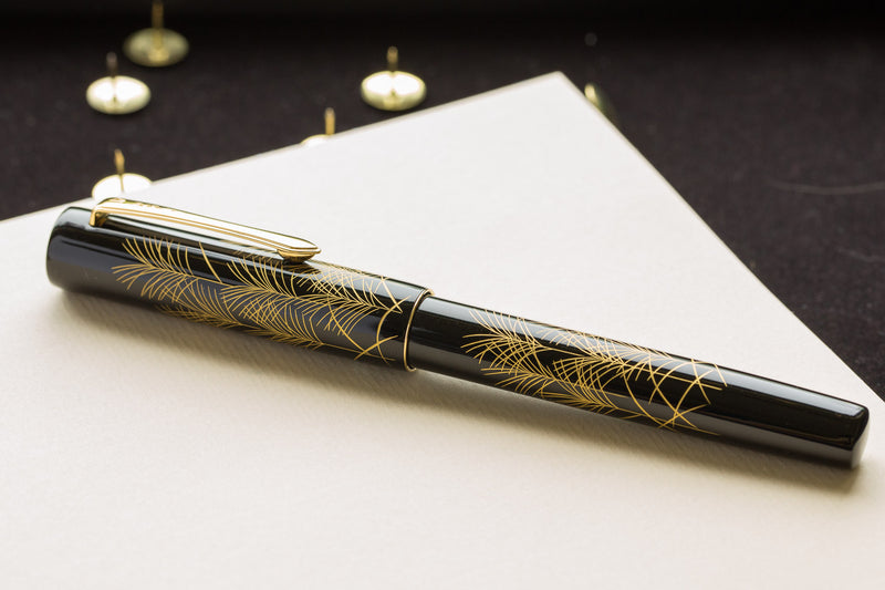 Namiki Chinkin Fountain Pen - Silver Grass