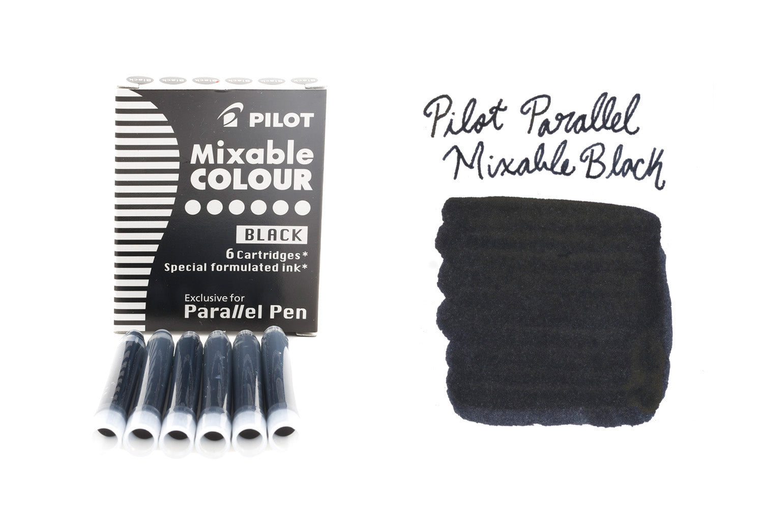 Pilot Parallel Mixable Colour Black - Ink Cartridges