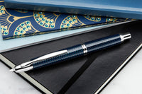 Pilot Vanishing Point Fountain Pen - Blue Carbonesque