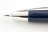 Pilot Vanishing Point Fountain Pen - Blue Carbonesque