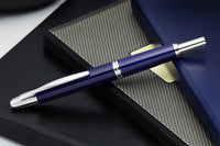 Pilot Vanishing Point Fountain Pen - Blue/Rhodium