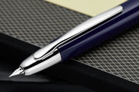 Pilot Vanishing Point Fountain Pen - Blue/Rhodium