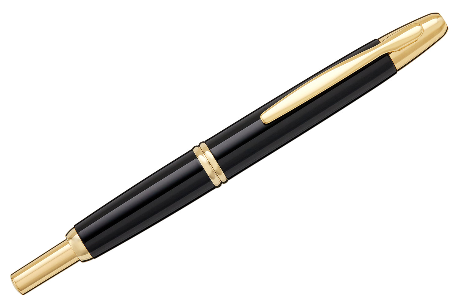 Pilot Vanishing Point Fountain Pen - Black/Gold