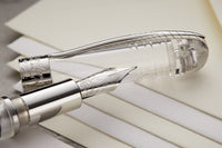 Pineider Avatar UR Twin Tank Touchdown Fountain Pen - Clear