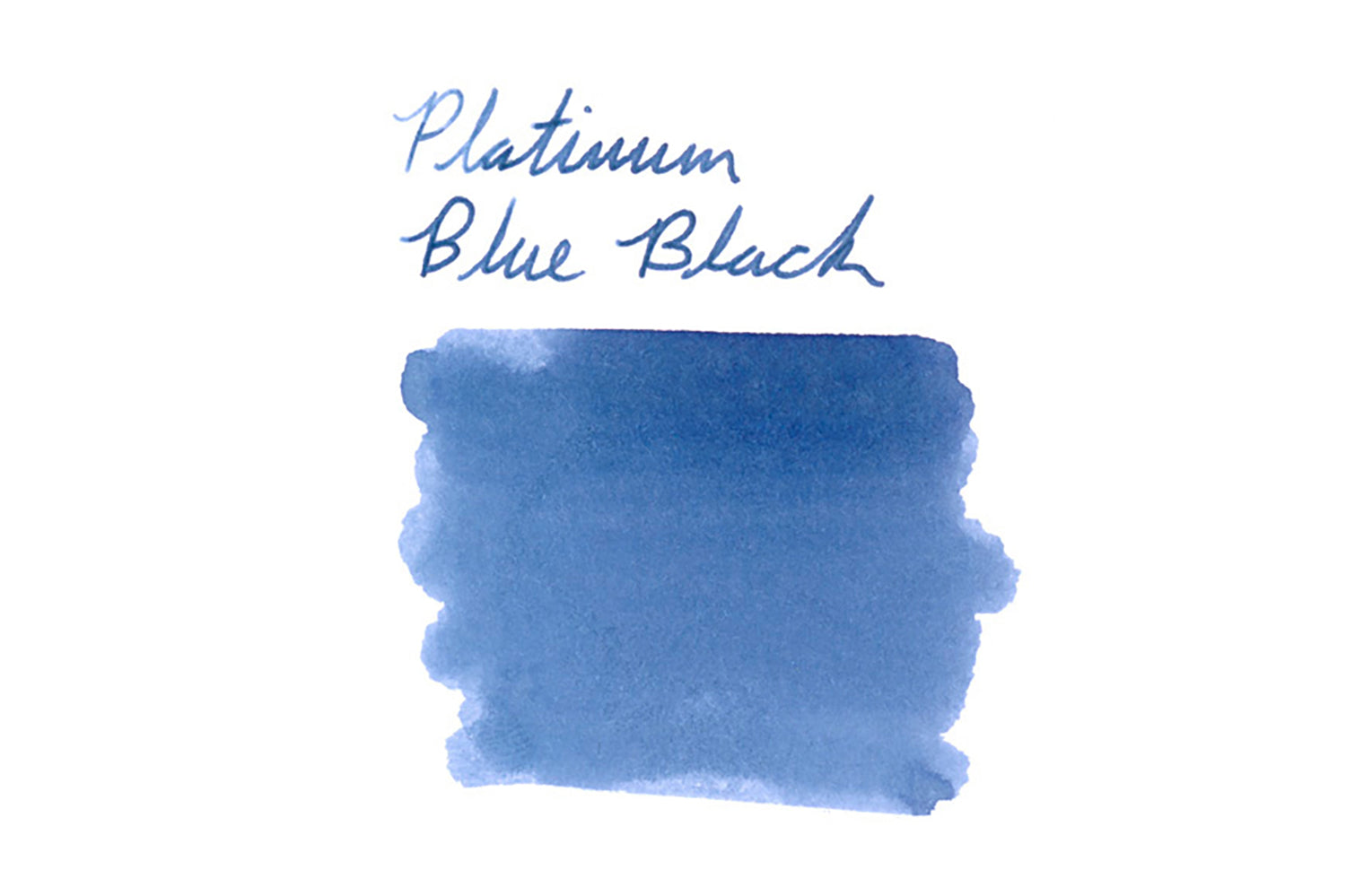 Platinum Blue Black fountain pen ink