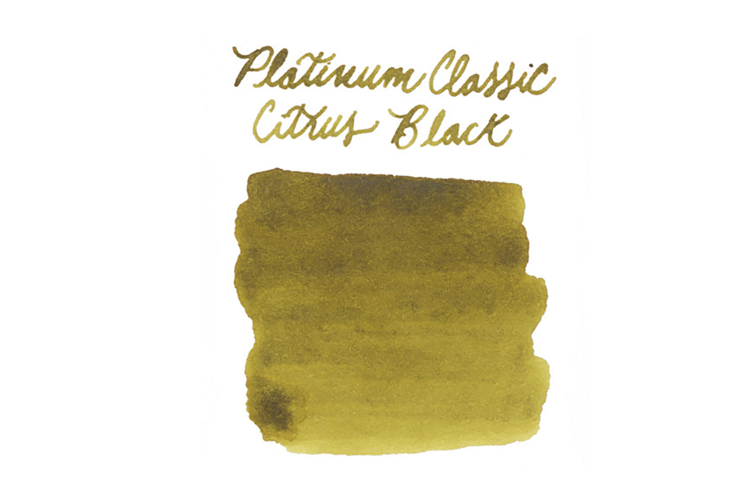 Platinum Classic Citrus Black fountain pen ink