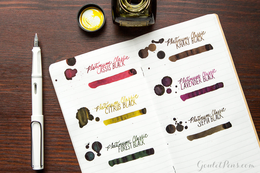 Platinum Classic Sepia Black - 60ml Bottled Ink