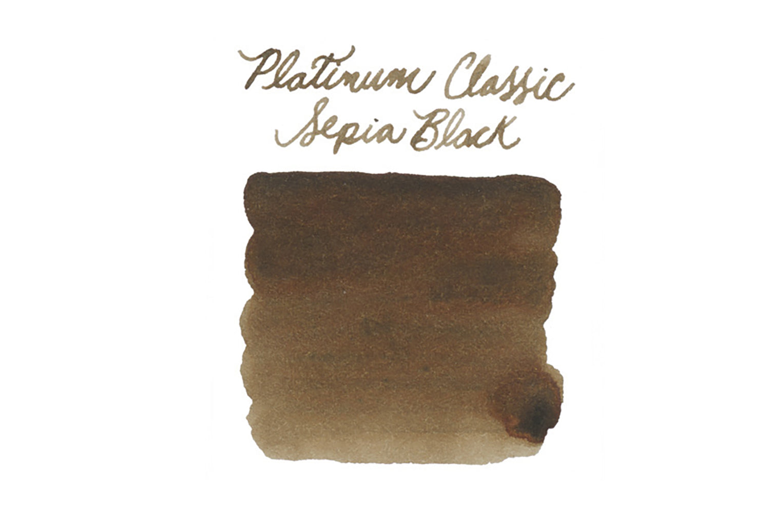 Platinum Classic Sepia Black fountain pen ink