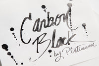 Platinum Carbon Black - Ink Sample