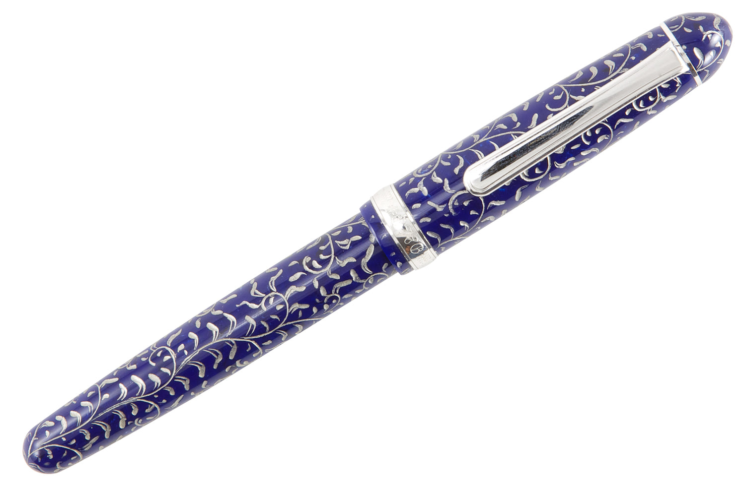 Platinum 3776 Celluloid Fountain Pen - Karakusa Blue