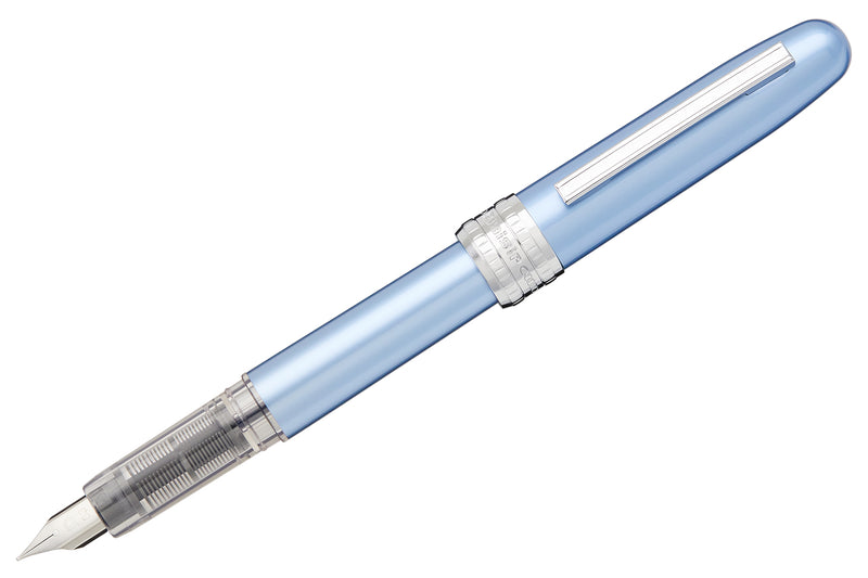 Platinum Plaisir Fountain Pen - Frosty Blue