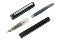 Platinum Prefounte Fountain Pen - Graphite Blue