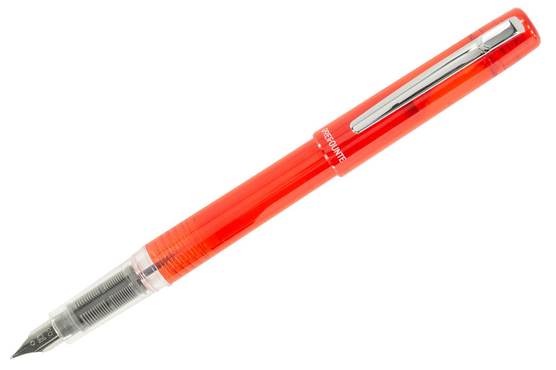 Platinum Prefounte Fountain Pen - Vermilion Orange