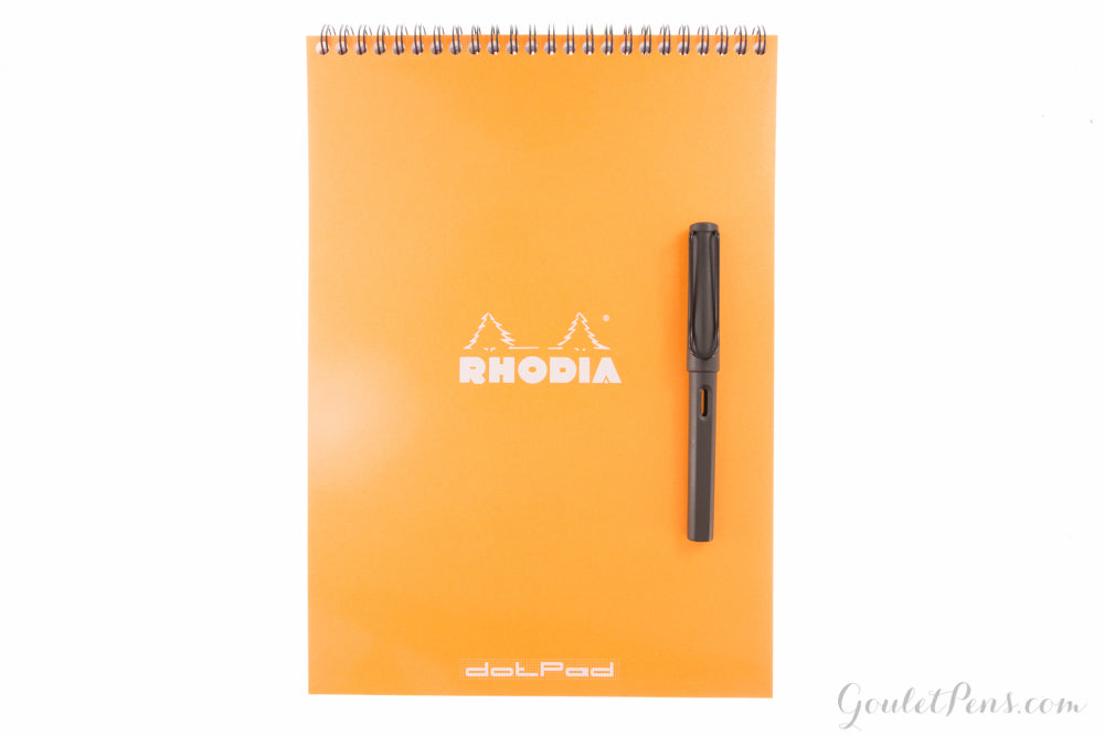 Rhodia No. 18 Top Wirebound Notebook - Orange, Dot Grid (8.25 x 11.75)