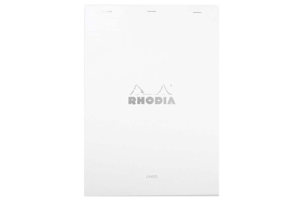 Rhodia No. 18 A4 Notepad - Ice White, Lined