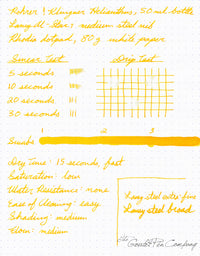 Rohrer & Klingner Helianthus - 50ml Bottled Ink