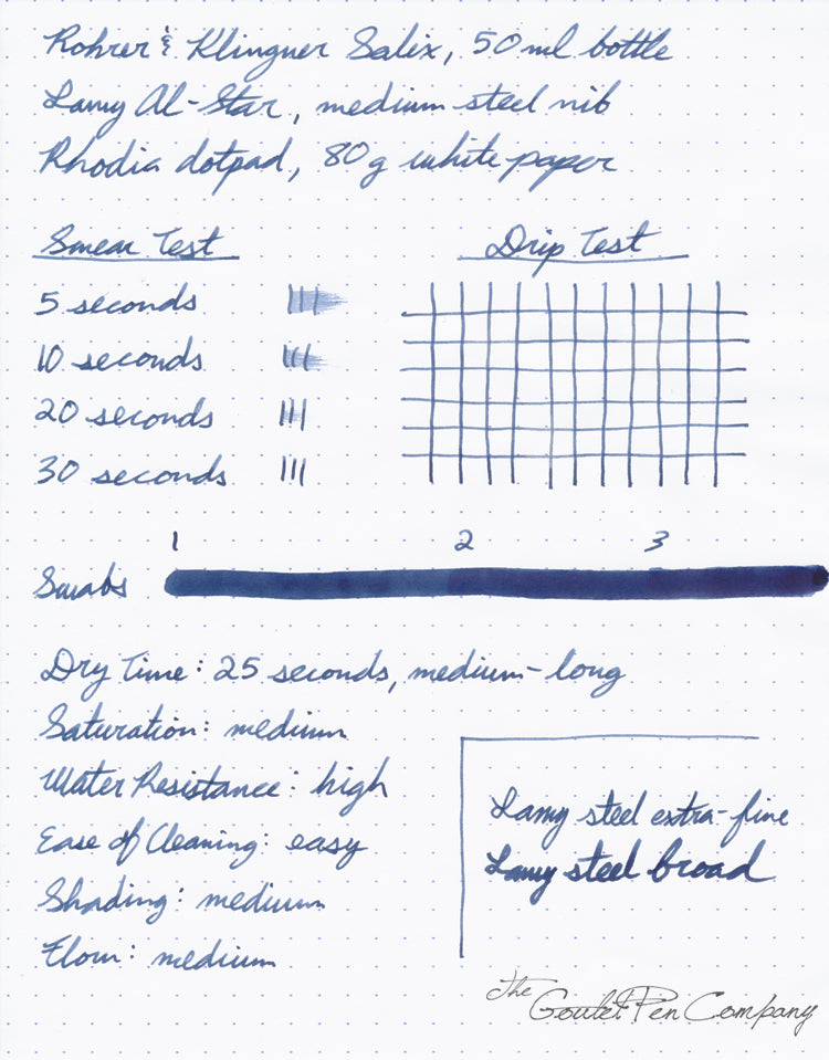 Rohrer & Klingner Salix - 50ml Bottled Ink