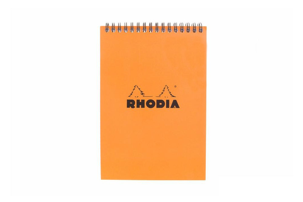 Rhodia No. 16 Top Wirebound A5 Notebook - Orange, Lined