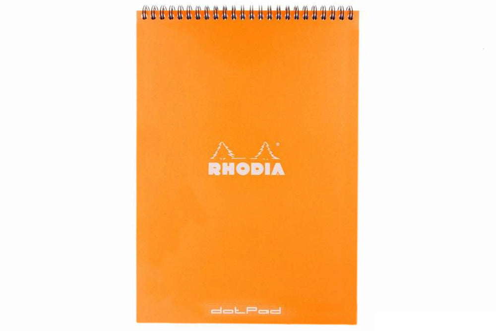 Rhodia No. 18 Top Wirebound A4 Notebook - Orange, Dot Grid