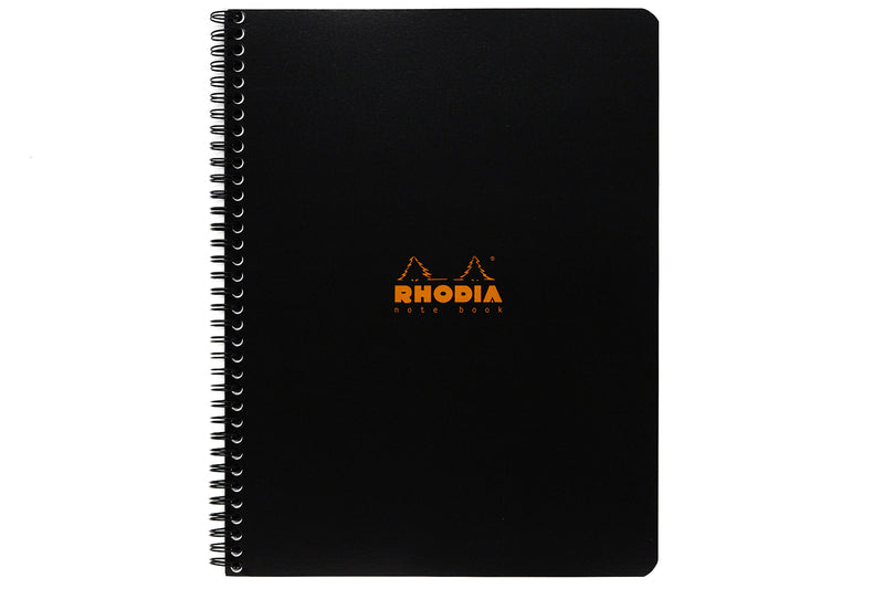 Rhodia Classic Wirebound Notebook - Black, Lined (8.86 x 11.69)