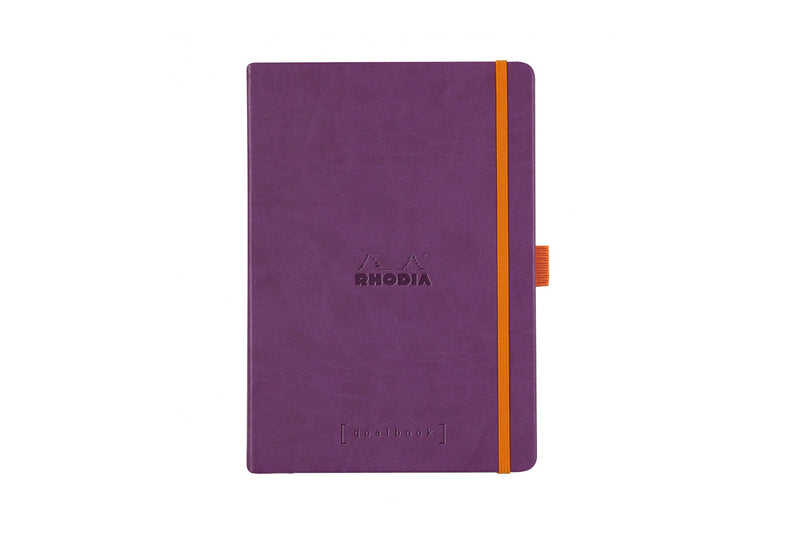 Rhodia Goalbook Dot Grid A5 Hardcover Journal - Purple (Ivory Paper)