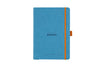 Rhodia Goalbook Dot Grid A5 Hardcover Journal - Turquoise (Ivory Paper)