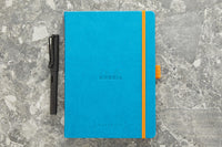 Rhodia Goalbook Dot Grid A5 Hardcover Journal - Turquoise (Ivory Paper)