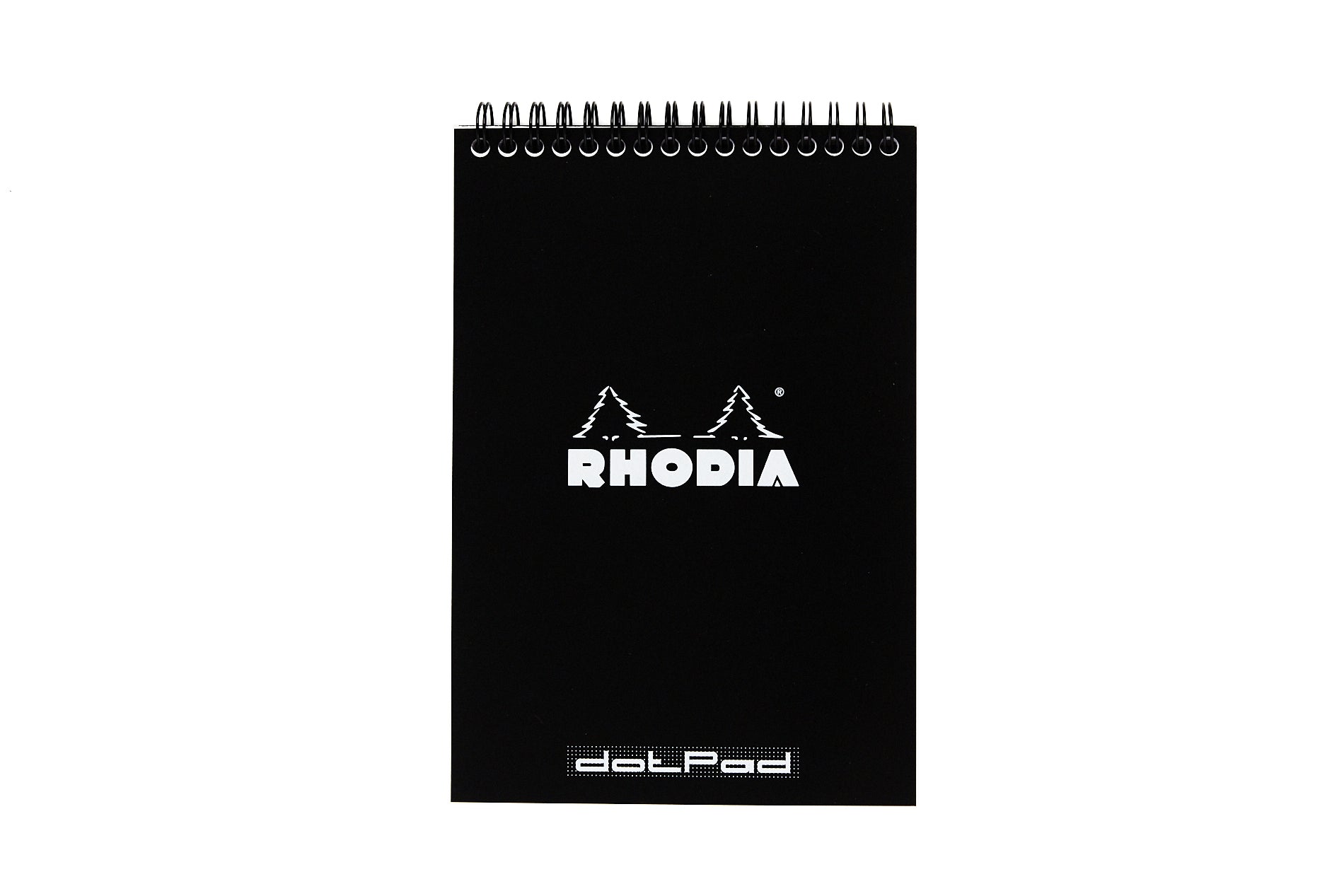 Rhodia No. 16 Top Wirebound A5 Notebook - Black, Dot Grid