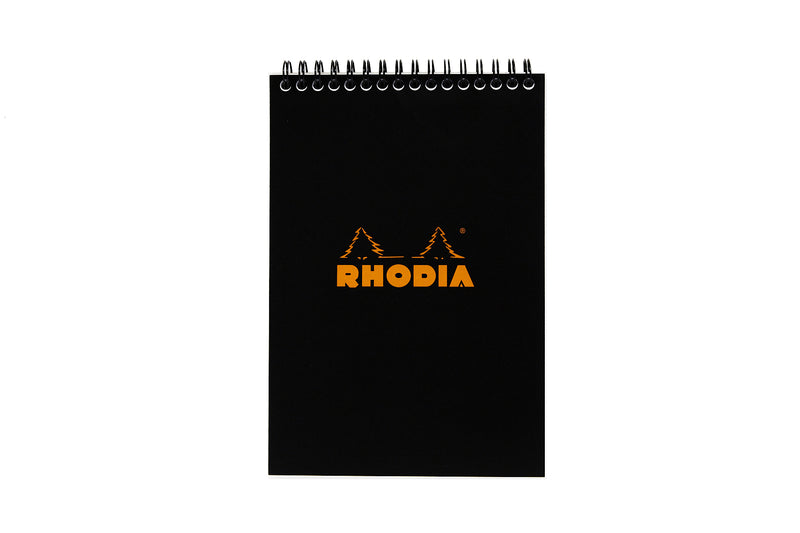 Rhodia No. 16 Top Wirebound A5 Notepad - Black, Lined