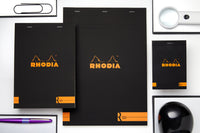 Rhodia No. 18 Premium A4 Notepad - Black, Lined