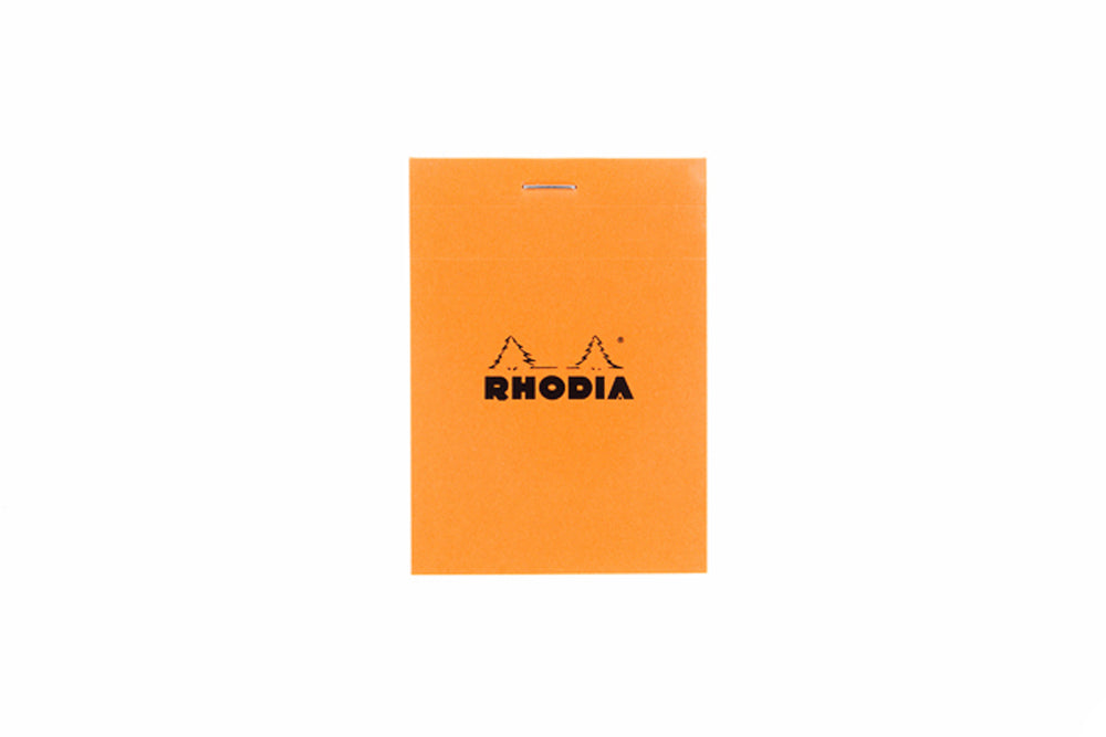 Rhodia No. 11 A7 Notepad - Orange, Graph