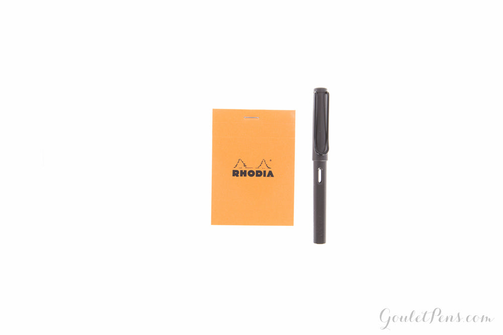 Rhodia No. 11 Notepad - Orange, Graph (2.91 x 4.13)