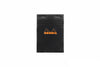 Rhodia No. 13 A6 Notepad - Black, Graph