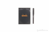 Rhodia No. 13 A6 Notepad - Black, Graph