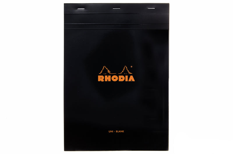 Rhodia No. 18 A4 Notepad - Black, Blank