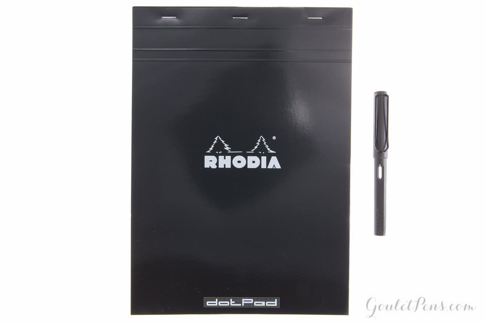 Rhodia No. 18 Notepad - Black, Dot Grid (8.27 x 11.69)