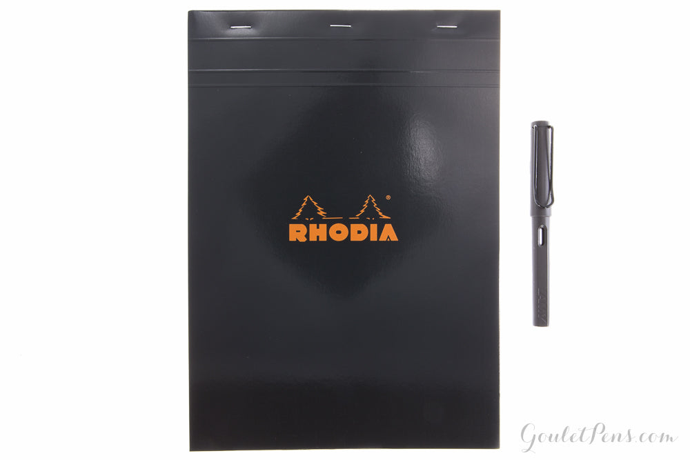 Rhodia No. 18 Notepad - Black, Graph (8.27 x 11.69)