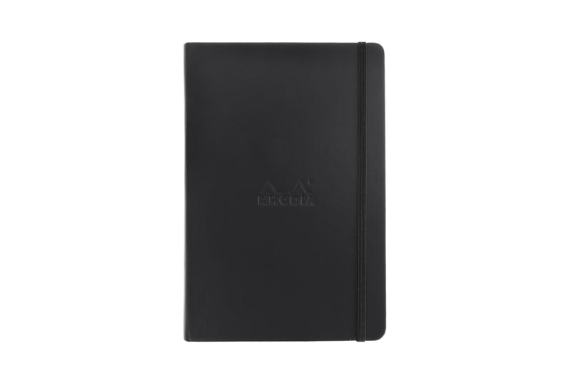 Rhodia A5 Webnotebook - Black, Dot Grid