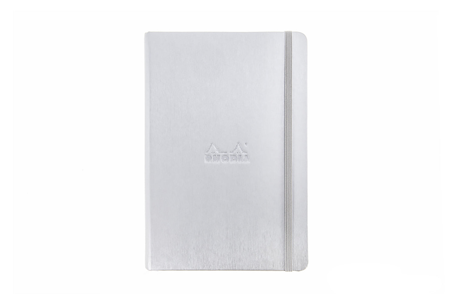 Rhodia A5 Webnotebook - Silver, Lined