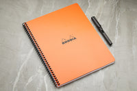 Rhodia Classic Wirebound Notebook - Orange, Graph (8.86 x 11.69)