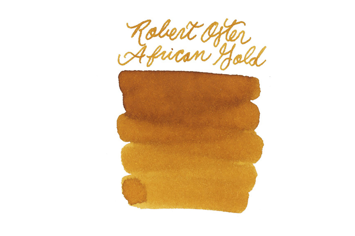 Robert Oster African Gold fountain pen ink