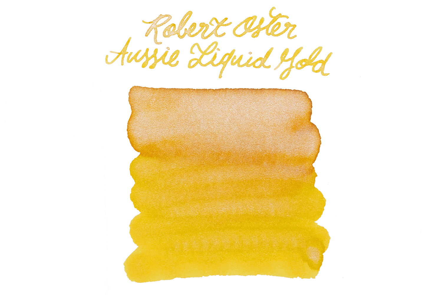 Robert Oster Aussie Liquid Gold fountain pen ink