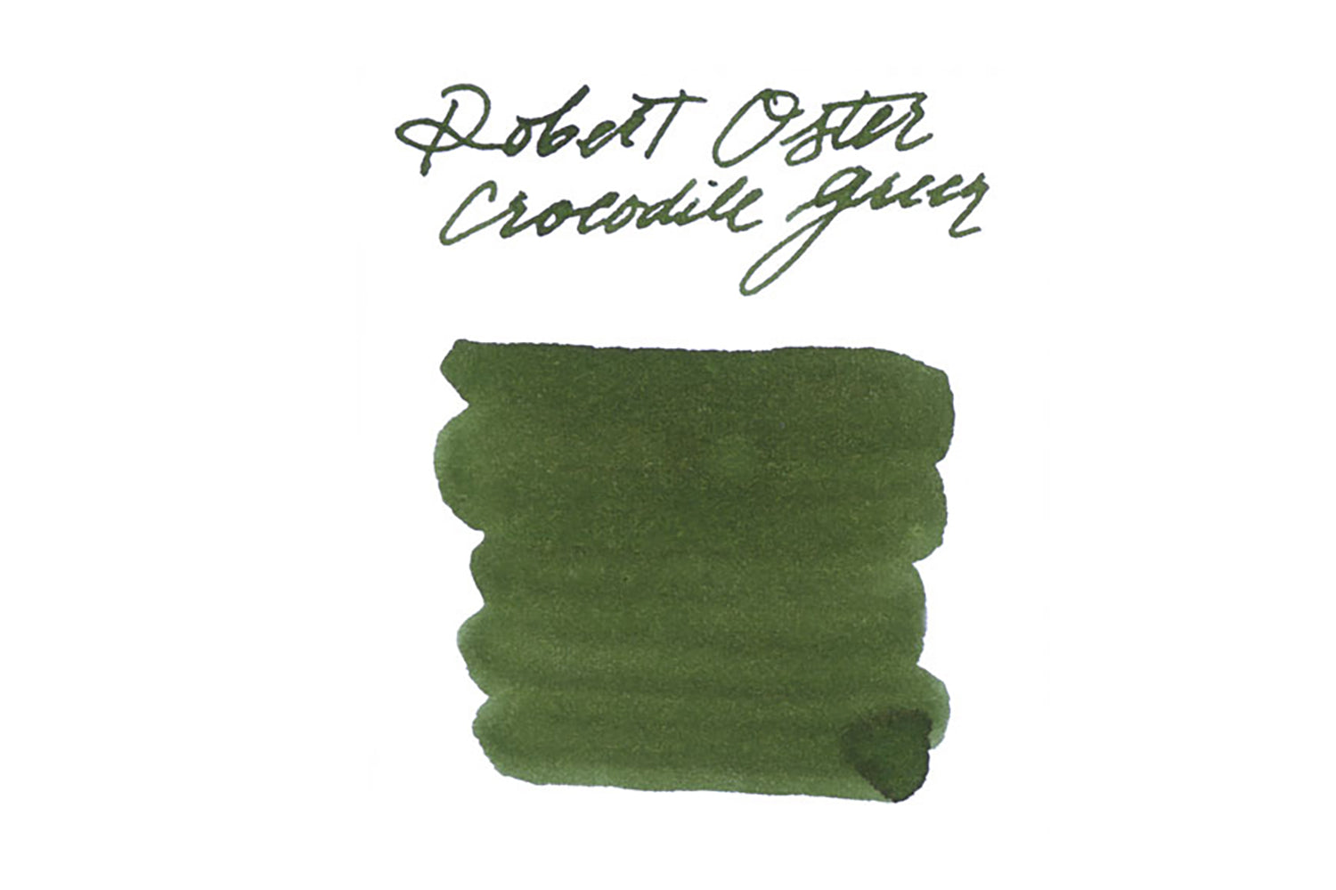 Robert Oster Crocodile Green fountain pen ink