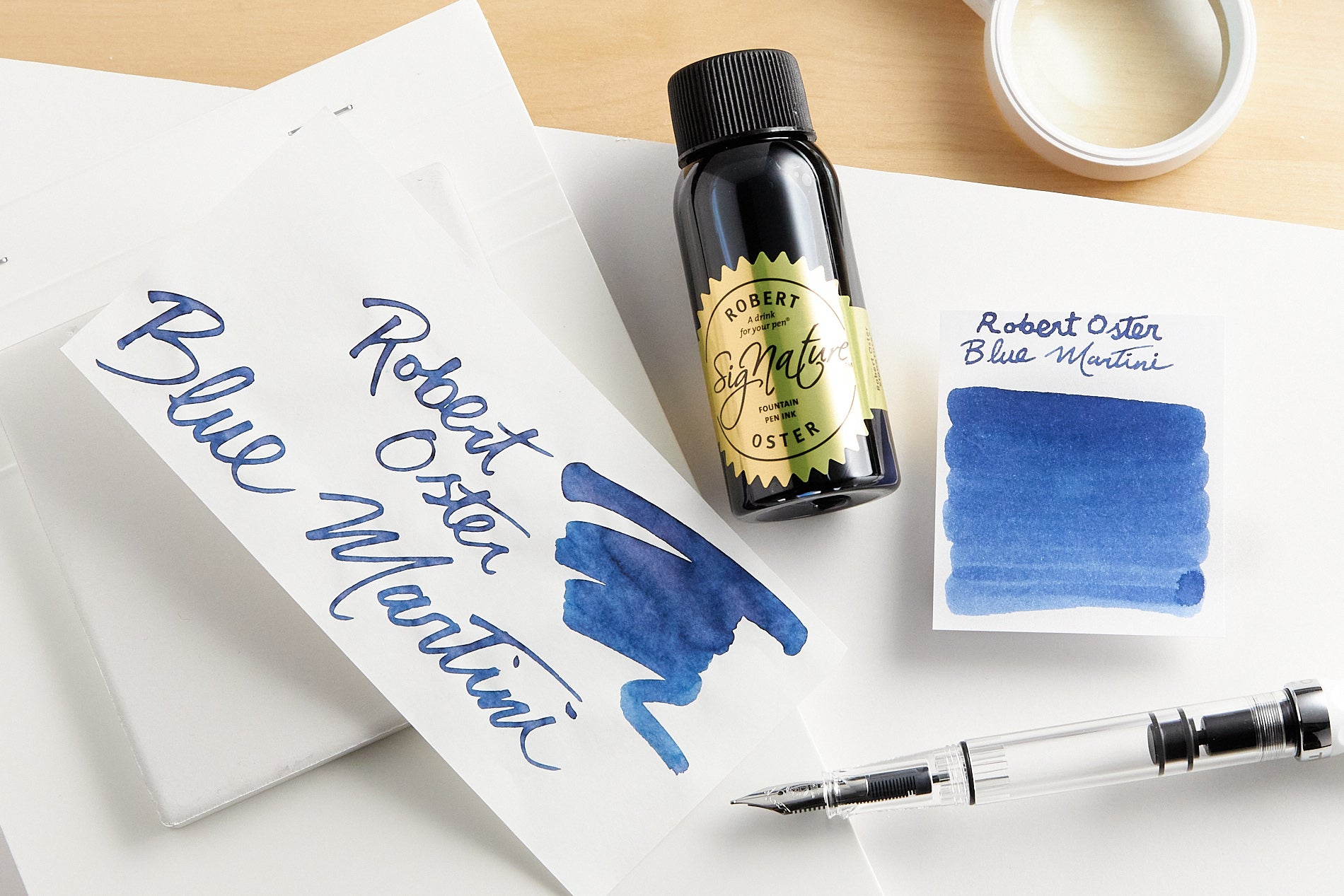 Robert Oster Blue Martini fountain pen ink